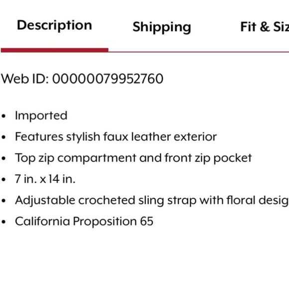 Sam & Hadley Brown Faux Leather Sling Bag Unisex Medium Adjustable Strap - Picture 15 of 16